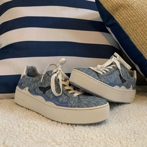 Michael Kors Blue Whale Lace up sneakers